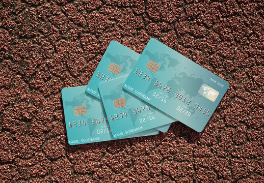 template of credit cards