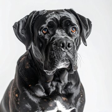 portrait of gorgeous cane corso dog