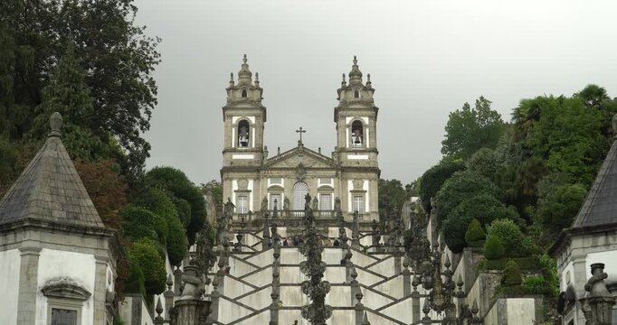 the Santu&aacute;rio do Bom Jesus do Monte (Sanctuary of the Good Jesus of the Mountain) in Braga, Portugal.