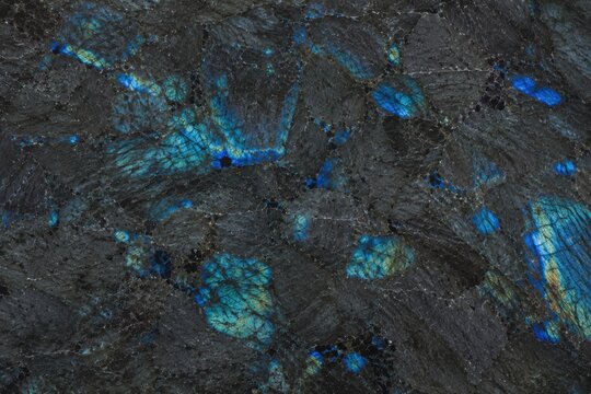 Wonderful blue labradorite marble stone texture.