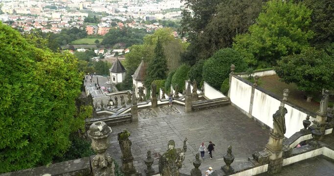 the Santu&aacute;rio do Bom Jesus do Monte (Sanctuary of the Good Jesus of the Mountain) in Braga, Portugal.