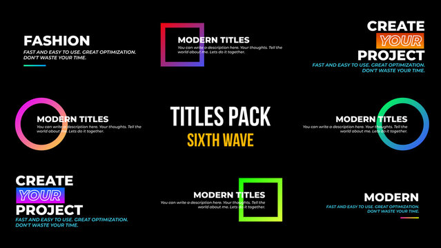 8 animated title sequences
