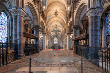 Obraz premium The Canterbury Cathedral in the United Kingdom