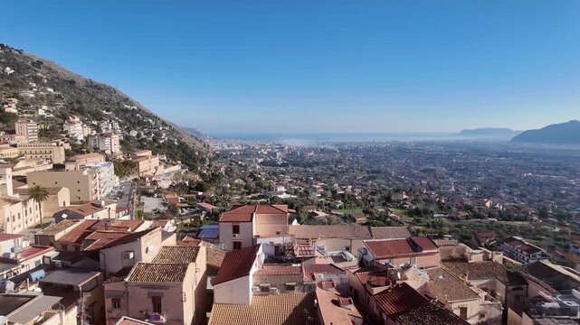 View from Monreale Overlooking Palermo, Sicily