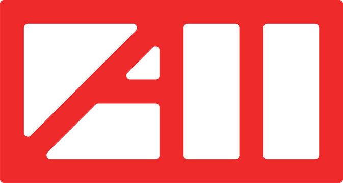 赤いシンプルなAIロゴマーク　1:2　Web　Adobe Illustrator Artwork	