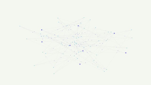 Synapse Network Connections Representing Scientific Data Visualization