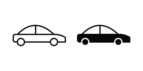 Fototapeta premium Car icon design, design element set.