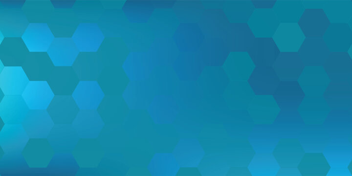 Geometric elements of design for modern communications, medicine, science and digital technology. Hexagon pattern background.