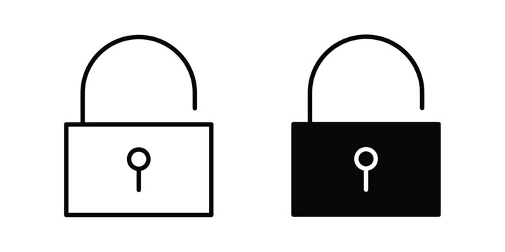 Unblocked icon design, design element set.