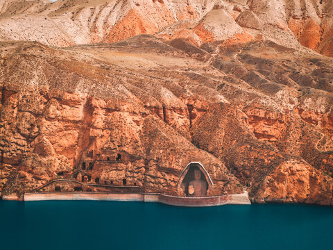 Tiantishan Grottoes in Wuwei, Gansu Province, China