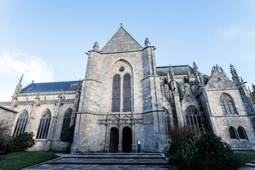 Fototapeta premium Church of Saint-Malo in Dinan, France 
