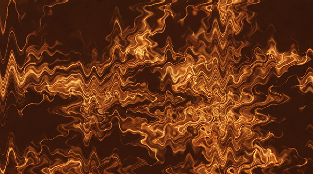 Abstract flowing liquid gold texture dark background dramatic lighting