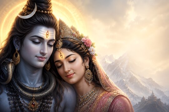 Traditional Mahashivratri Pradosh Vrat Masik Shivratri Nishita Kaal Sital Sasthi puja of Bhagwan Shiv Shankar Bhujang Mahadev Bholenath Mahakal Parvati ShivShakti