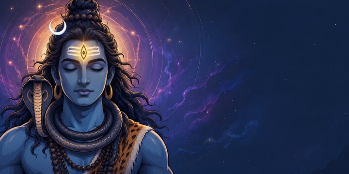 Traditional Mahashivratri Pradosh Vrat Masik Shivratri Nishita Kaal Sital Sasthi puja of Bhagwan Shiv Shankar Bhujang Mahadev Bholenath Mahakal Parvati ShivShakti