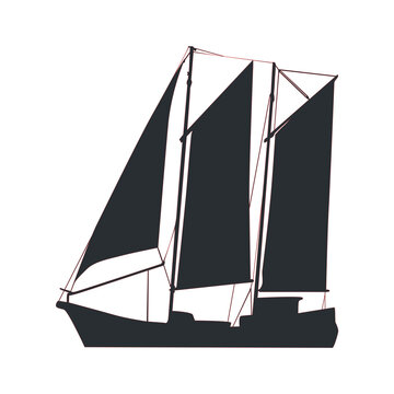design, ship, vector, graphic, illustration, icon, ocean, transport, sea, shipping, vessel, cargo, travel, maritime, modern, silhouette, boat, symbol, water, business, white, element, black, adventure