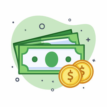 Money and Coins Icon