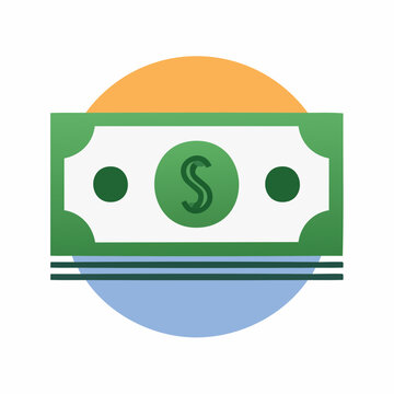 Stylized US Dollar Bill Icon