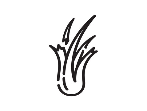 hand showing split ends and damaged hair flat design vector illustration