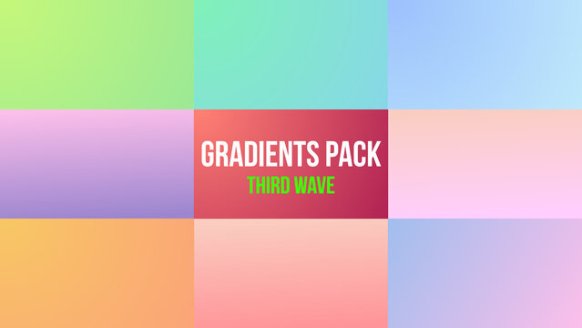 10 Gradient Backgrounds with color control