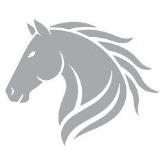 Obraz premium Stylized Horse Head Emblem