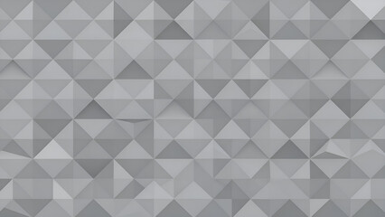 Obraz premium Geometric pattern of gray triangles creates a visually striking mosaic
