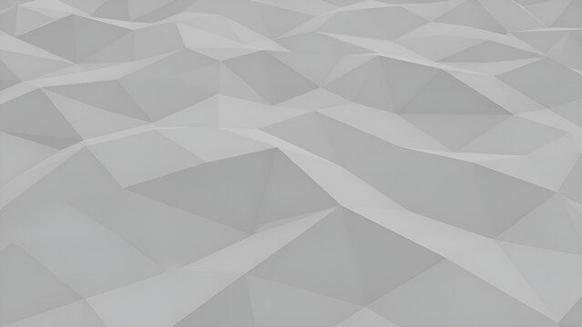 A low poly gray background with a complex arrangement of triangles