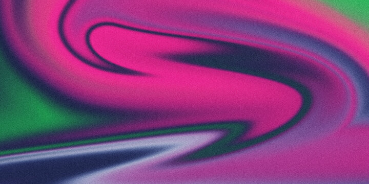 Vibrant liquid marble background with neon pink and green swirls, abstract grainy texture with fluid wave patterns, colorful psychedelic gradient backdrop for modern digital art and posters.