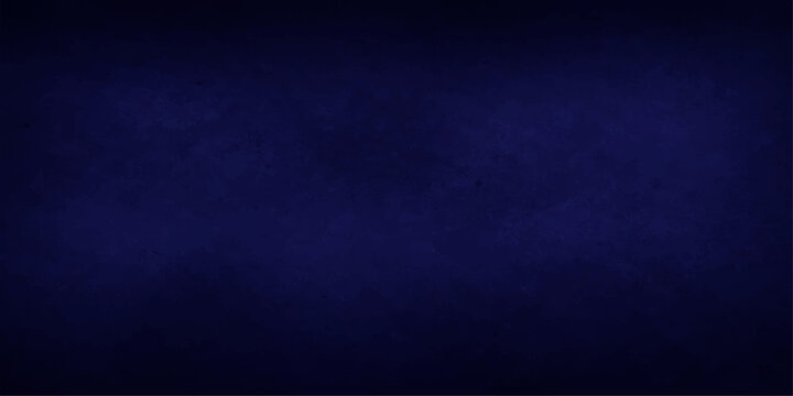 Dark blue grunge textured wallpaper background with abstract vintage paper fabric canvas style design