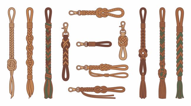 10 Variations of Falconry Braided Jesses for Professional Avian Handling and Care