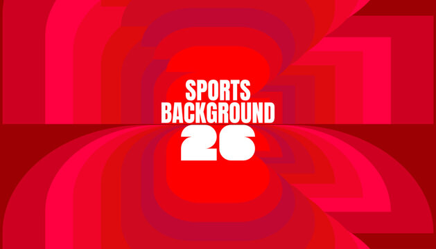 Background for sports event World Championship 2026  Design with geometric.