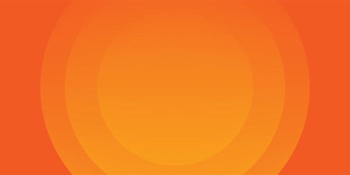 Bright vector background with concentric circles in yellow to orange gradient, radiating from the center like a sunburst for a warm, energetic, and eye-catching effect.