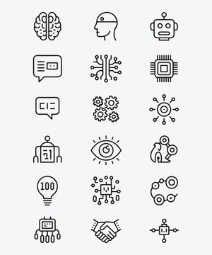 Artificial Intelligence icon vector