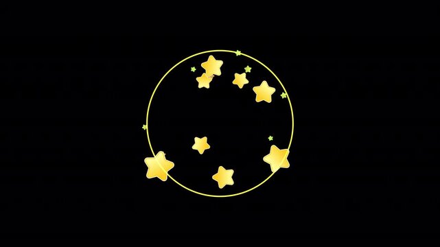 Isolated Anime Reaction Element with Alpha Sparkle