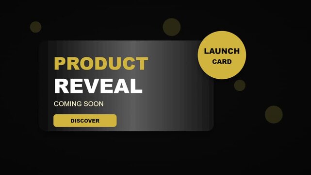 Product Reveal Coming Soon Discover Launch Card Announcement