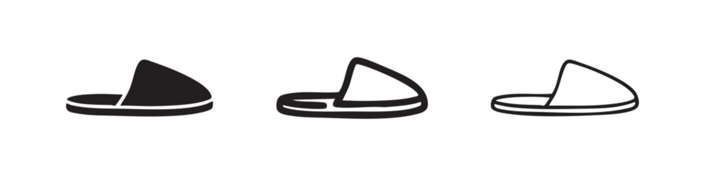 Baby bassinet or cradle icon set, infant sleeping and care vector illustration in various styles.