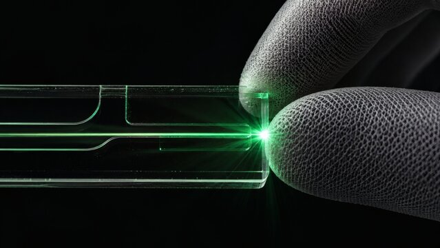 Fingers Tracking Glass Waveguide Route