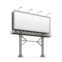 Obraz premium Large blank outdoor billboard for advertising
