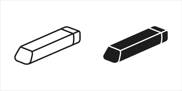 Black and white rectangular prism shapes with sharp edges
