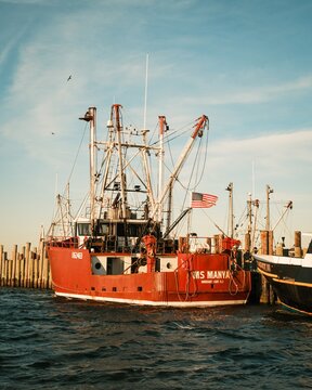 Miss Manya boat in Barnegat Light, New Jersey