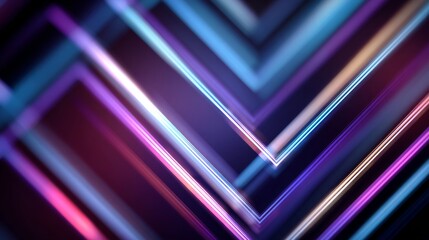 Fototapeta premium Modern Corporate Background with Glowing Geometry Lines in Vibrant Colors for Creative Design Projects