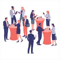 Obraz premium Business networking event
