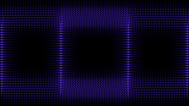 Abstract digital background with blue and black grid pattern