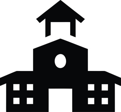 icon rural education gap vector illustration on transparent background
