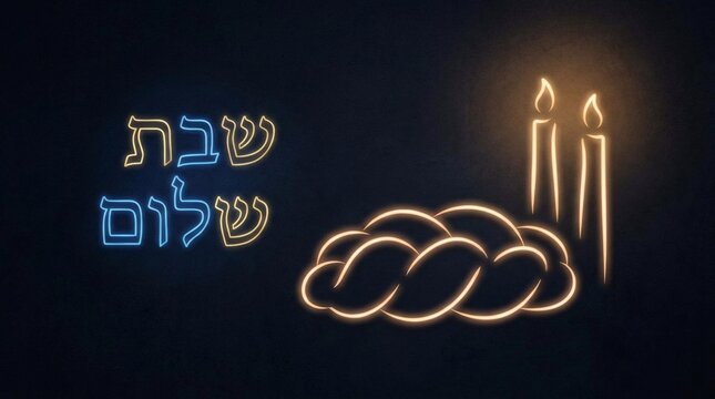 Jewish faith expressed through glowing challah bread symbolizing purity, devotion, and sacred ritual