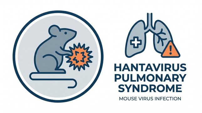 Hantavirus Pulmonary Syndrome Vector Icon