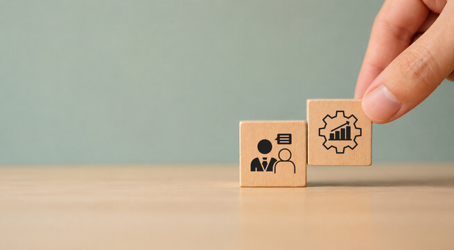 Feedback and coaching  performance management concept. Providing constructive criticism and guidance to employees  helping improve skills  productive and engaged workforce  improving job performance.