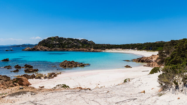 Spiaggia rosa di Budelli. Arcipelago della Maddalena, Sardegna