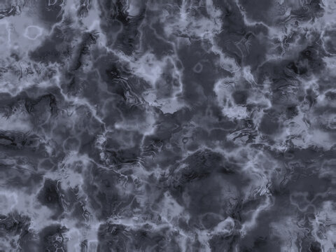 Molten titanium liquid metal background with dark cool surface and industrial dramatic ripples