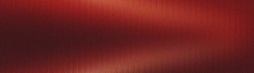 Fototapeta premium Abstract red light diffusion through vertical grooved glass surface sheet.
