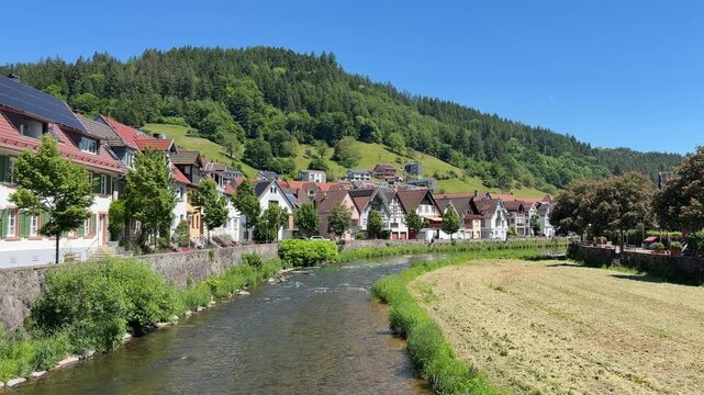 Altstadt, Schiltach im Kinzigtal, Schwarzwald, Deutschland 